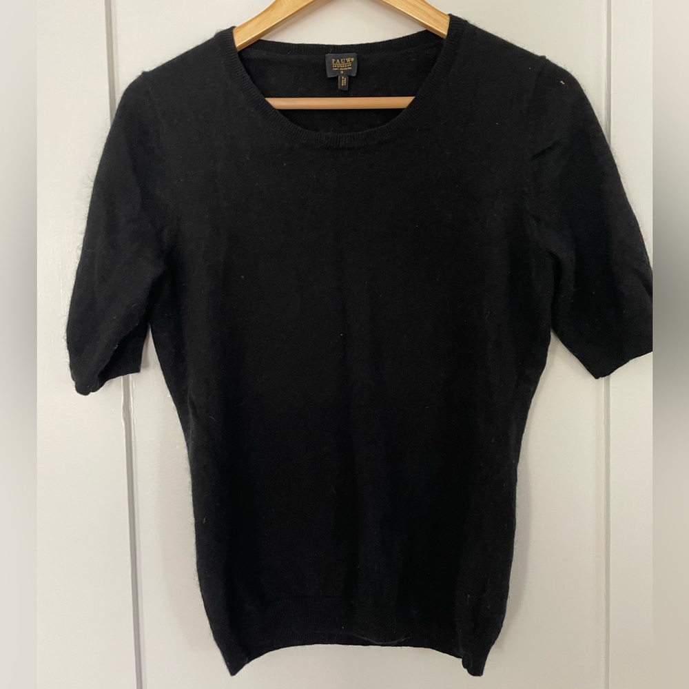 Pauw Amsterdam Short Sleeve Cashmere Sweater Size 3
